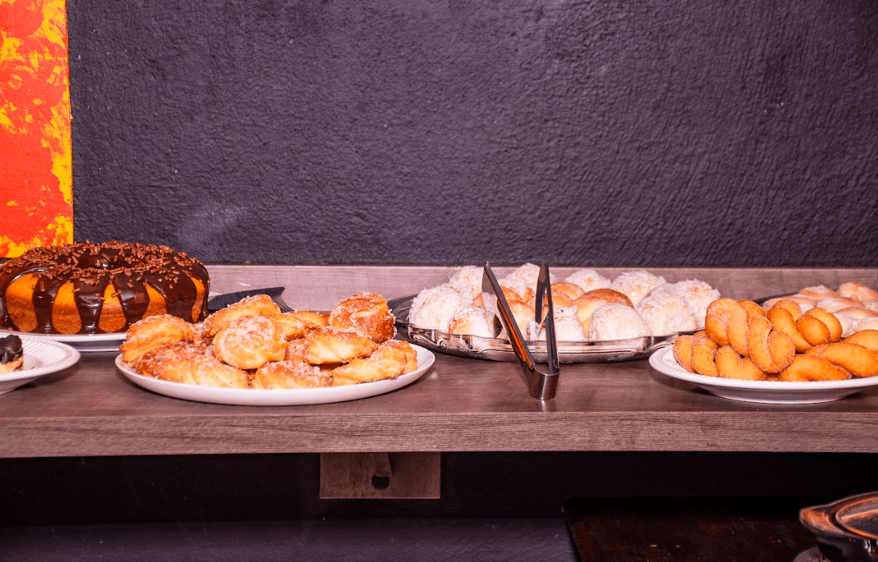 Café da manhã - Hotel Estação Trem Guararema