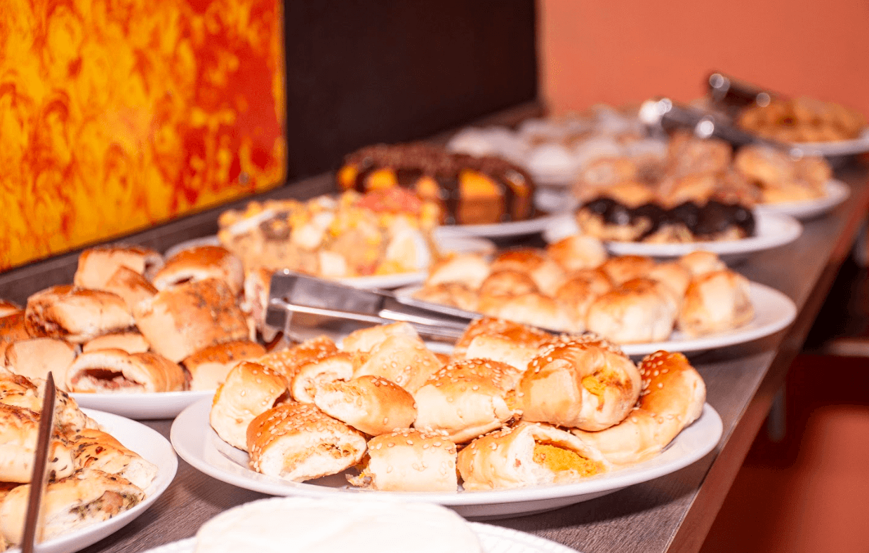 Café da manhã - Hotel Estação Trem Guararema